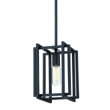 Golden Canada 6070-M1L BLK-BLK - Golden Lighting Tribeca 1-light Pendant in Matte Black